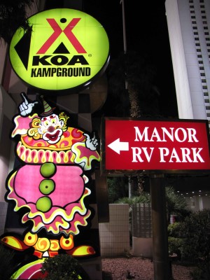 KOA Kampground night