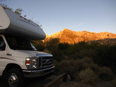 Lone Pine Campground sunrise