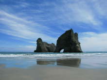 Wharariki Beach