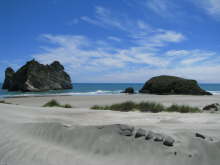 Wharariki Beach